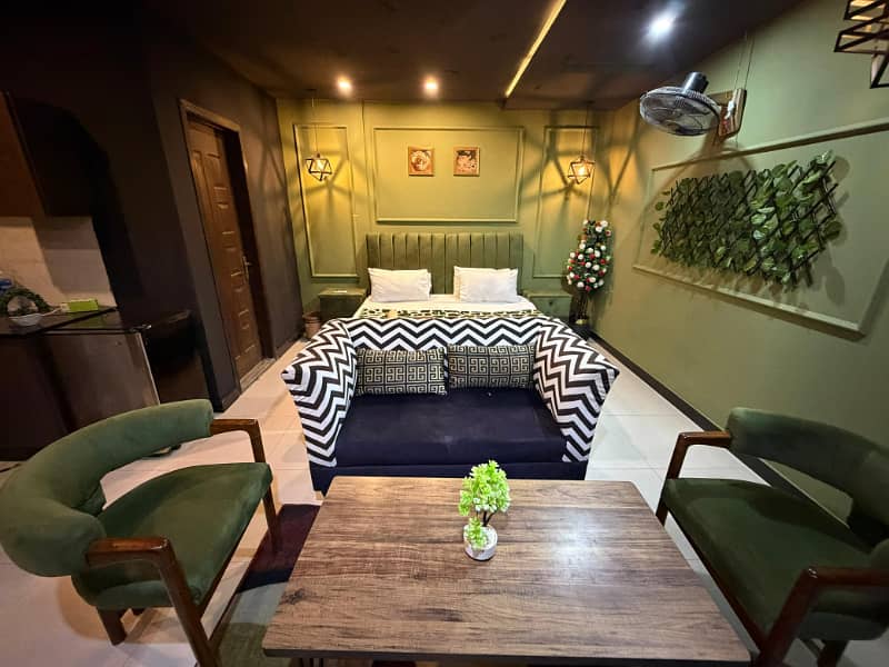 Apartment For Rent in Bahria Town Lahore, 1 Bed Fully Furnished Flat, Sector E