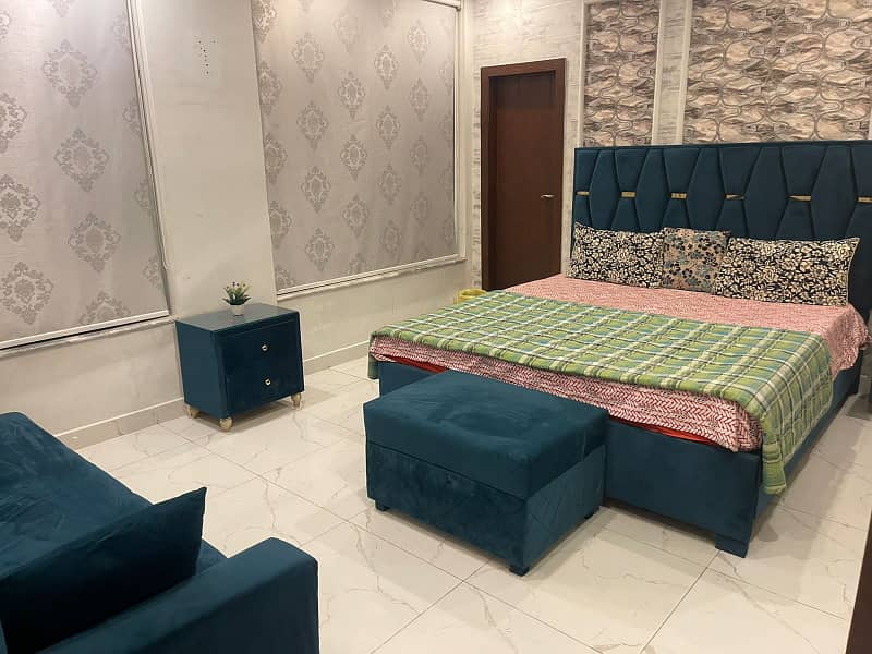 Apartment For Rent in Bahria Town Lahore, Luxury Furnished 1-Bed Apartment, Sector C furnished Sector C