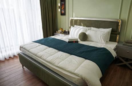 1 Bed Fully Furnished Flat, Sector E living space view - APR-08