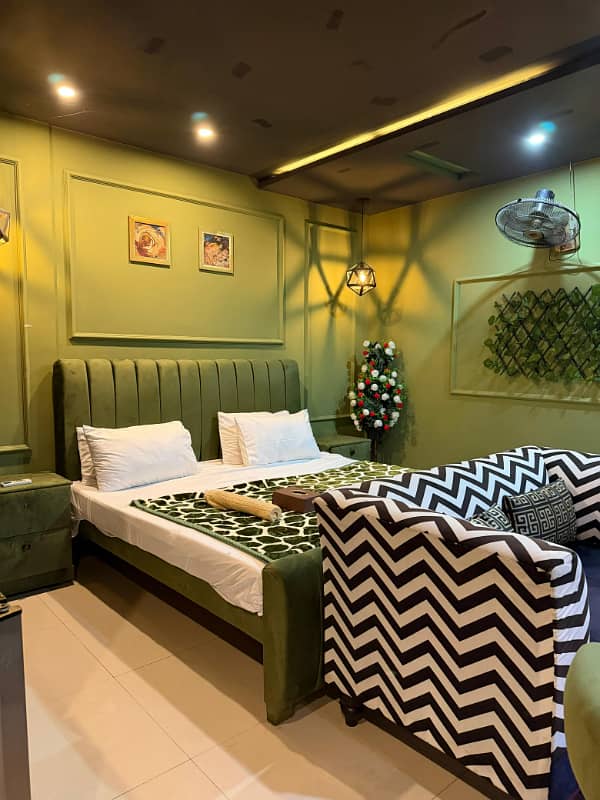 2 Bed Furnished Apartment, Jasmine Block living space view - APR-03