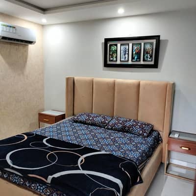 Studio Furnished Apartment, Sector D living space view - APR-12
