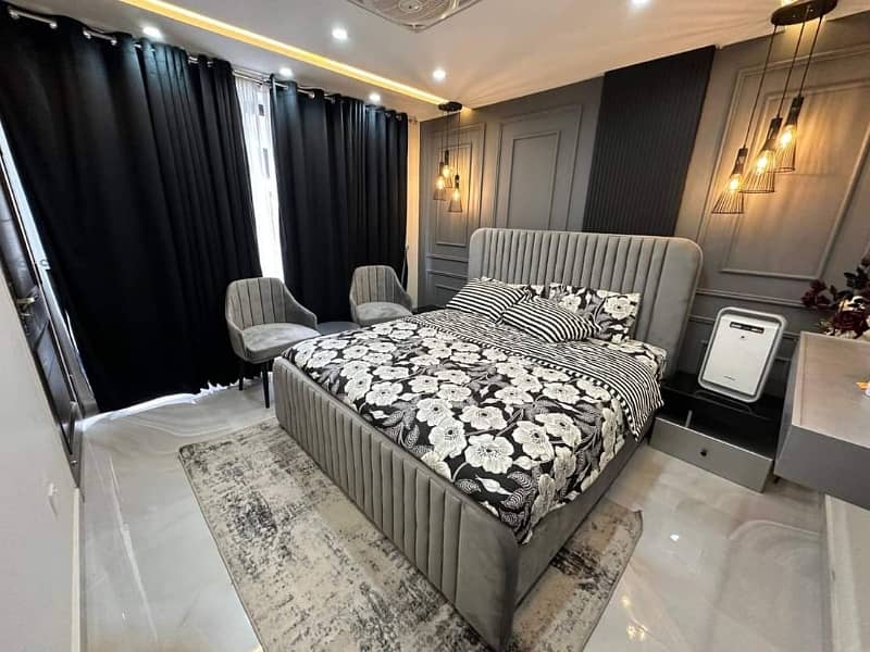 Apartment For Sale in Bahria Town Lahore, 2 Bed Semi-Furnished, 1400 Sq Ft 1400 sq ft Sector D