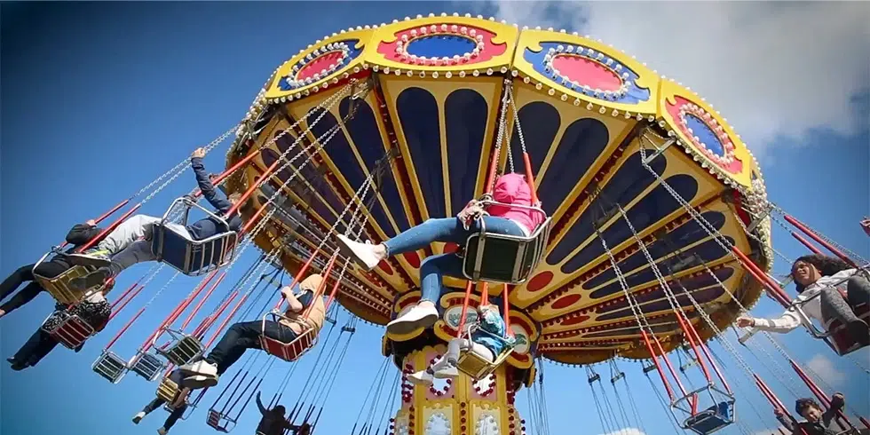 Theme park ride in Bahria Town Lahore