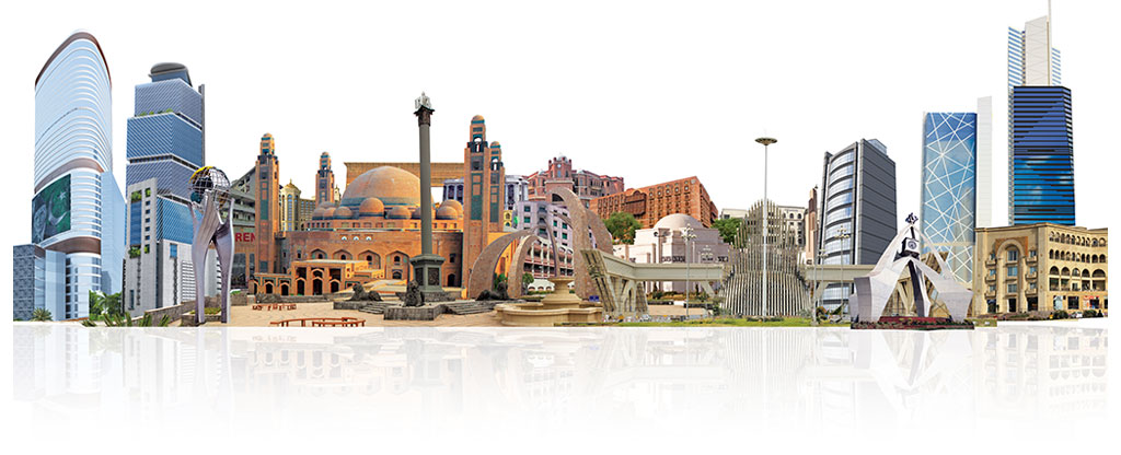 Bahria Town Lahore skyline collage