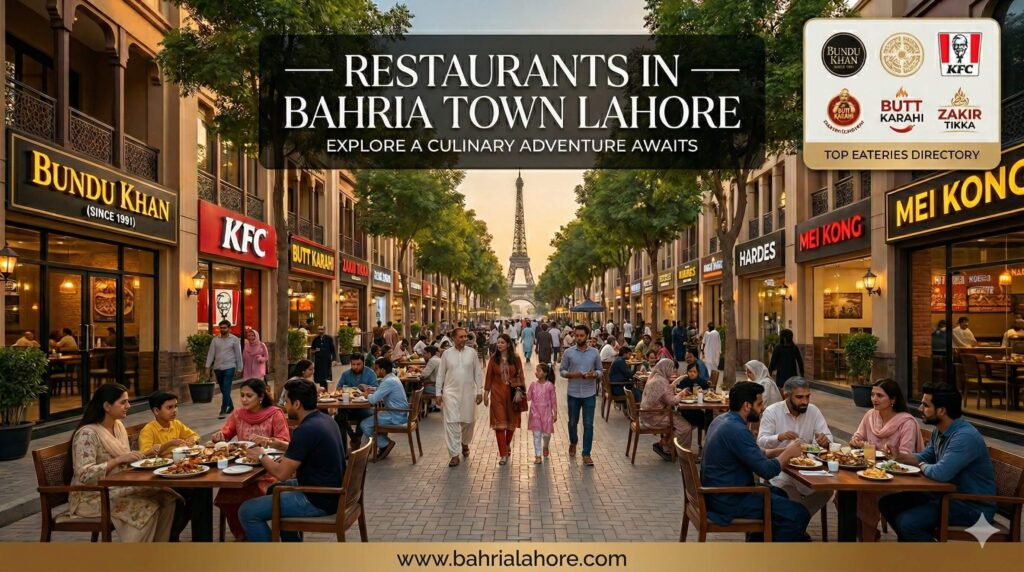 Restaurants in Bahria Town Lahore